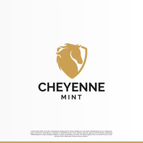 Masculine Western Inspired Logo to appeal to high net worth investors Design by Direwolf Design