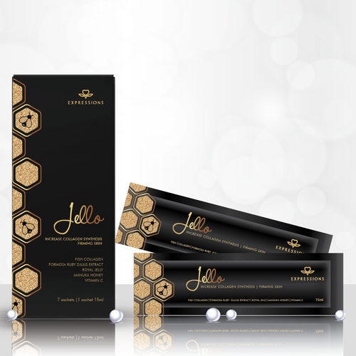 Packaging design for 1 of the hottest selling beauty Jelly Diseño de Loribal