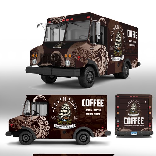 Coffee Truck Design - Mobile Unit 7 Design von J.Chaushev