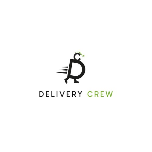 A cool fun new delivery service! Delivery Crew Diseño de red lapis