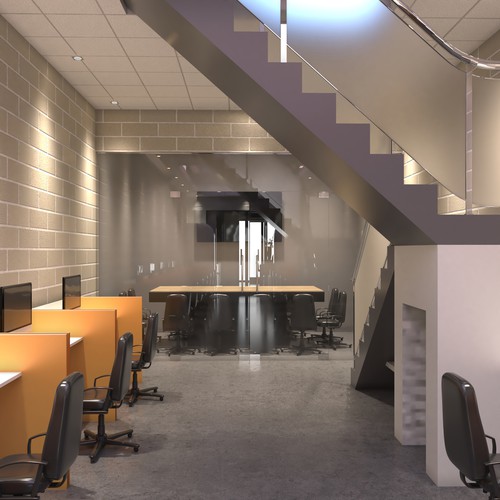 Office design for software development company Design by BenTō.