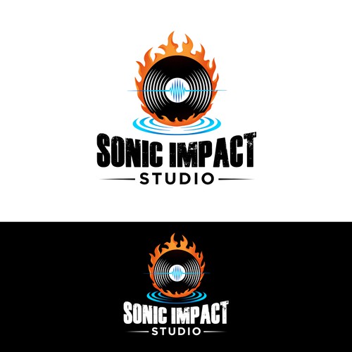 "Looking for a explosive logo that will make a Sonic Impact for a Recording Studio!" Design by PAIJO PETHEL