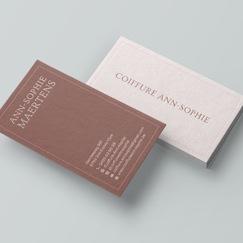 spade Overeenkomstig Aap Moderne visitekaartjes voor een jonge ondernemende kapster | Business card  contest | 99designs