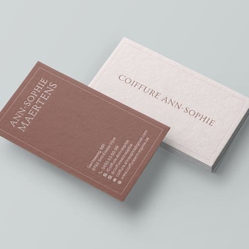 onkruid salade modus Moderne visitekaartjes voor een jonge ondernemende kapster | Business card  contest | 99designs