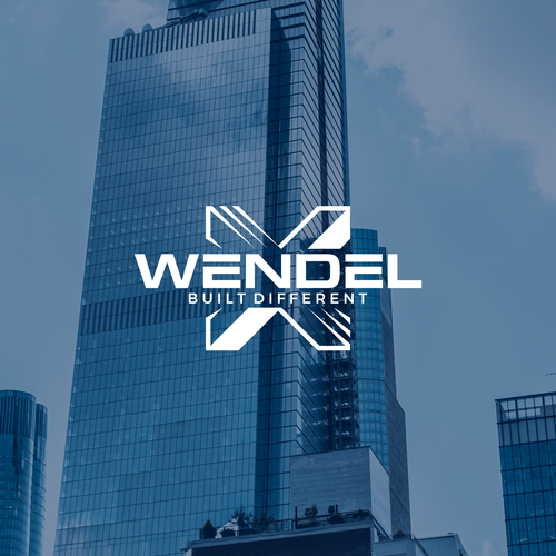 Luxury Logo Design for Wendel X — A Premium Construction Brand Built Different Design by iLyasa™