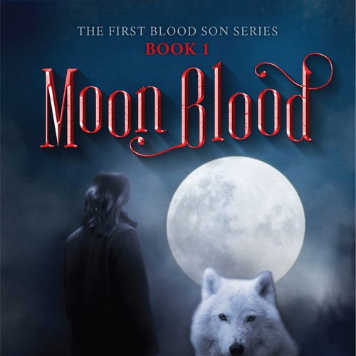 Moon Blood *Fantasy* *Thriller* the first cover for a new series! Design by The Odd Seed