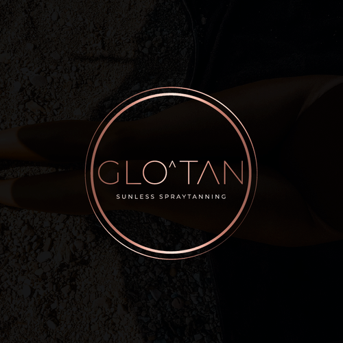 Design a modern, sleek logo for a sunless tanning salon. Design by mimithelioness