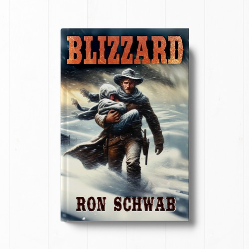 We need a dynamic book cover for our novel, "Blizzard"! Design by designers.dairy™