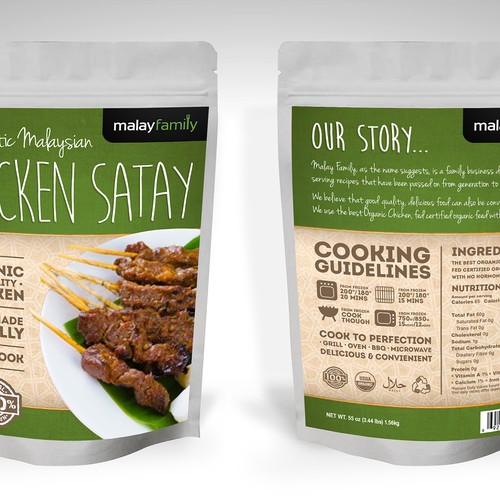 Create A Food Product Packaging For Malay Family Cuisine Product Packaging Contest 99designs