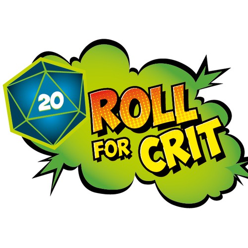 New logo wanted for Roll For Crit Design by PetiteRouquine