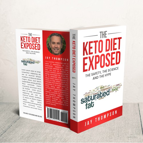 Create a cover for a book titled “The Keto Diet Exposed” Design by Zahari Studio