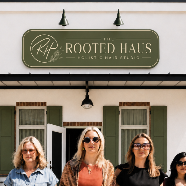 Cozy, apothecary inspired branding for earthy, holistic salon