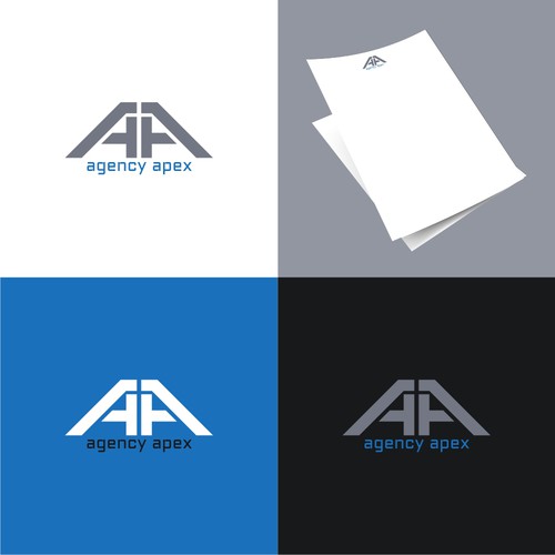 Agency Apex Logo Design Design by Blitzkrieg Bop