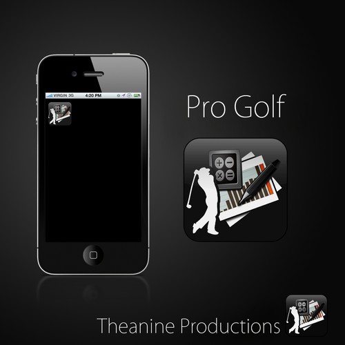  iOS application icon for pro golf stats app Design by Lacy0521