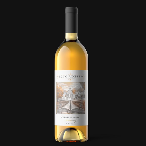 Chardonnay Wine Label (Once Upon a Time