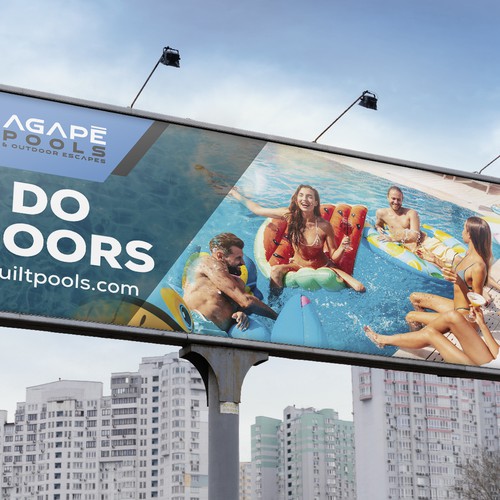 POOL AND OUTDOOR LIVING BILLBOARD DESIGN Design by _Blue_