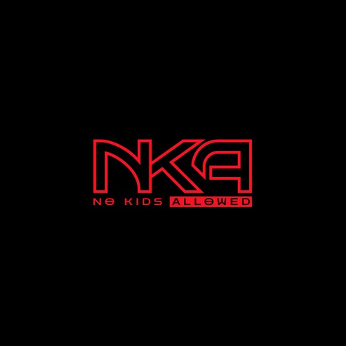 DJ Name Logo Needed for Marketing- NKA (No Kids Allowed) Design by semburat