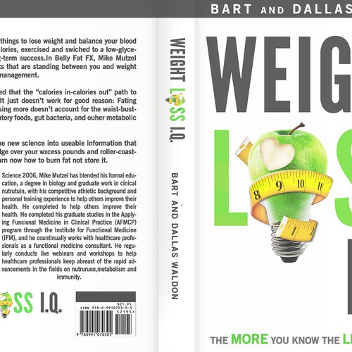 Design a creative and simple cover for weight loss book Design by Milica M.