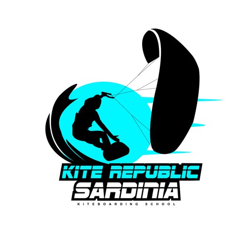 Kite Republic Sardinia - Kiteboarding School needs a youthful & professional Logo Design by Yolman