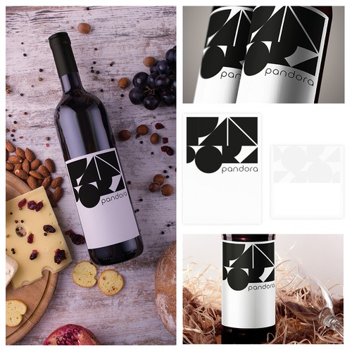 Design a Wine Label called 'Pandora' Ontwerp door riklisci