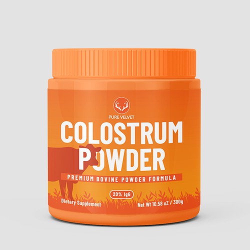 Design di Re-design Supplement Label to capture Amazon shopper attention & boost CTR - Colostrum Powder di Cameleon77