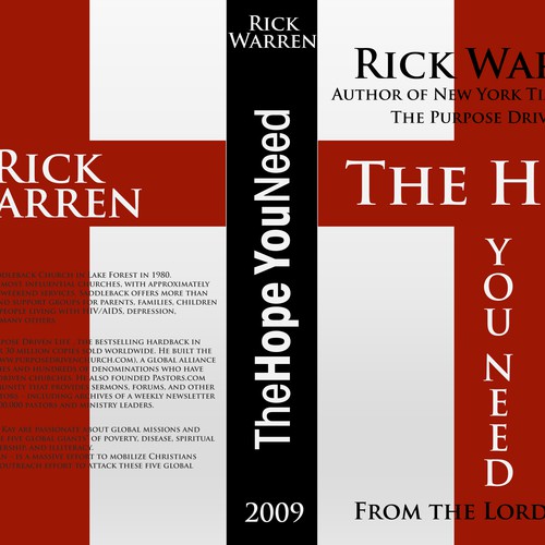 Design Rick Warren's New Book Cover Design réalisé par Bjay