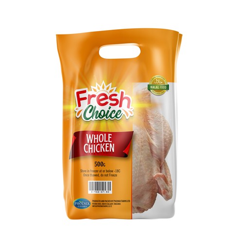 Packaging design for our chicken. Design by Methodologi