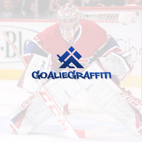 Colorful Logo design for a Ice Hockey Goalie Gear Website Diseño de dinoDesigns