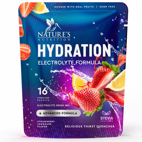 Refreshing Hydration Electrolytes Design Needed for Nature's Nutrition Design by a x i o m a ™