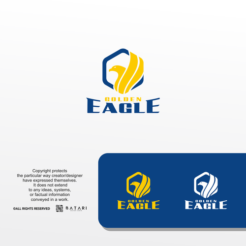 Basketball Team Logo for the 'Golden Eagles' (fast-tracked contest)! Design réalisé par fortyeight.studio™