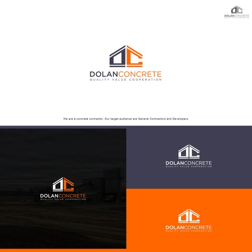 Dolan Concrete Logo Design by Brainify
