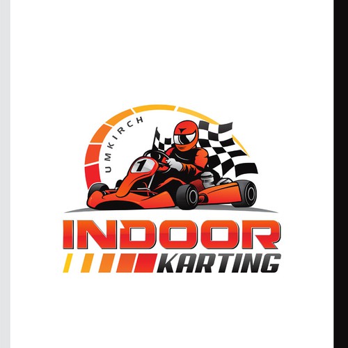 Neues Logo für Indoor Kartbahn - new logo for indoor go kart racing Design by hey John!
