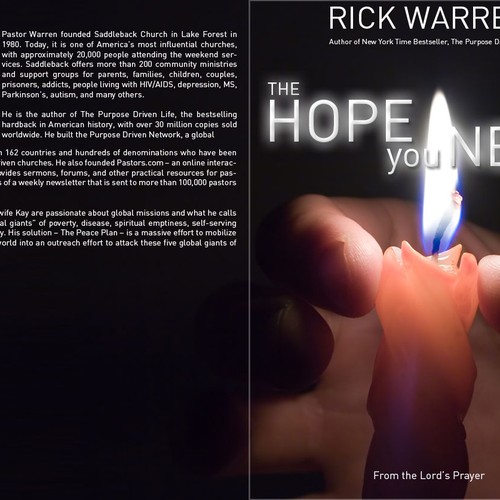 Design Rick Warren's New Book Cover Diseño de DamianAllison