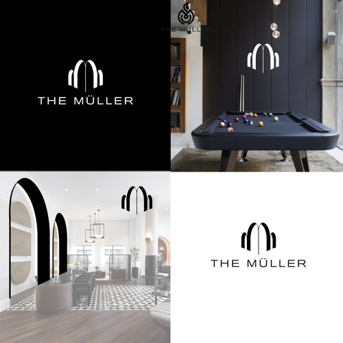 Want a challenge? Use the umlaut  - create a luxury logo for an apt building – The Müller Design by S.H Designs