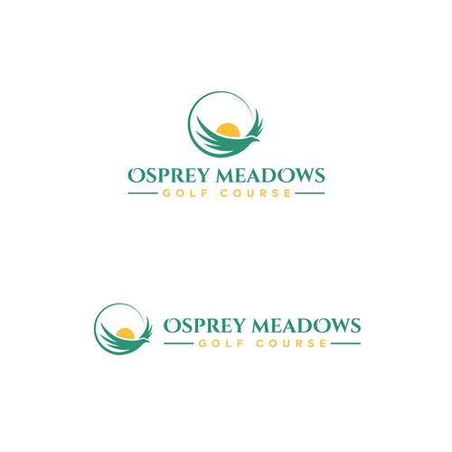 Golf Course Logo - Osprey Meadows Golf Course at Tamarack Design by Yagura