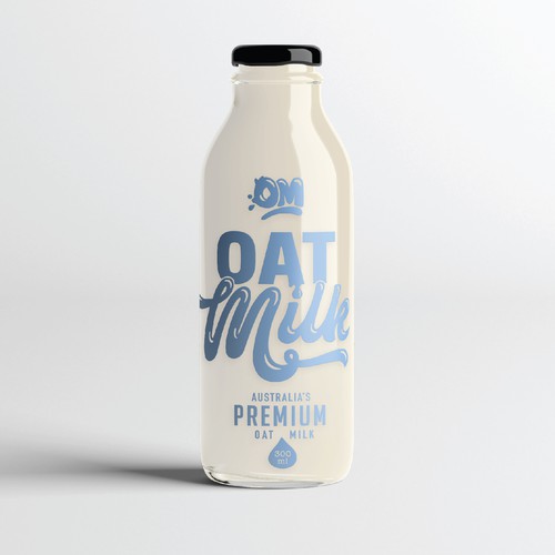 New oat Milk label-ontwerp door ✎ SB_designs