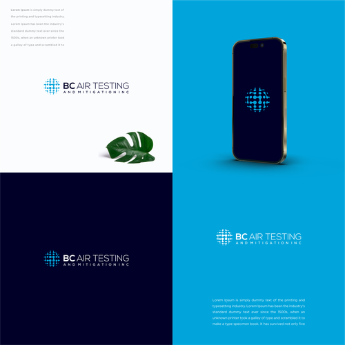 Environmental Air Testing Company Branding Design by jennaira013