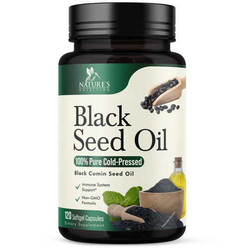 Designs | Natural Black Seed Oil Design Needed for Nature's Nutrition ...