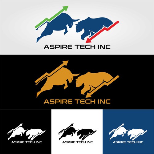 Stock Market Company Logo Diseño de agilruargh