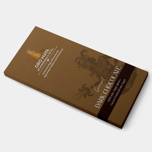 2 INGREDIENT, PURE CHOCOLATE BAR PACKAGE Design by Melody20