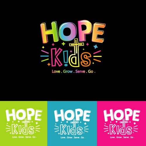 Diseño de We need a fun, unique logo to launch our new kids church ministry! de Bila Designs