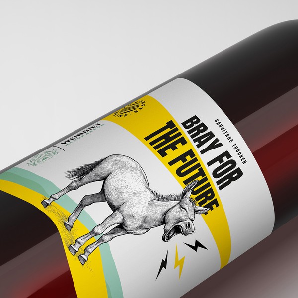 wine label design