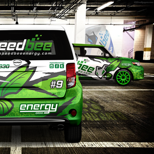 Designs | Need an eye catching vehicle wrap for Speedbee Energy Drink ...