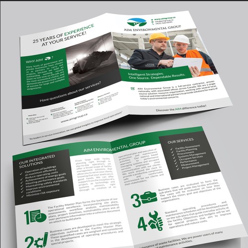 Sales brochure for a facility management firm Design réalisé par Nebojsa D.