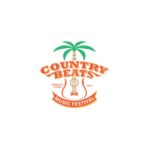Iconic logo for iconic event for country music festivals in Florida Design by M1SFA