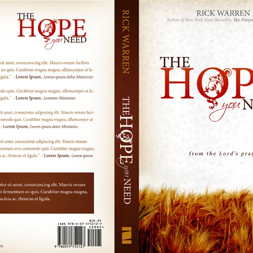 Design Rick Warren's New Book Cover Diseño de Skylar Hartman