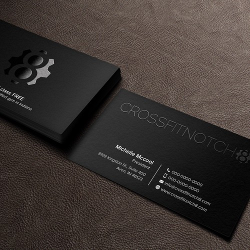 CrossFit Notch 8 business cards Business card contest