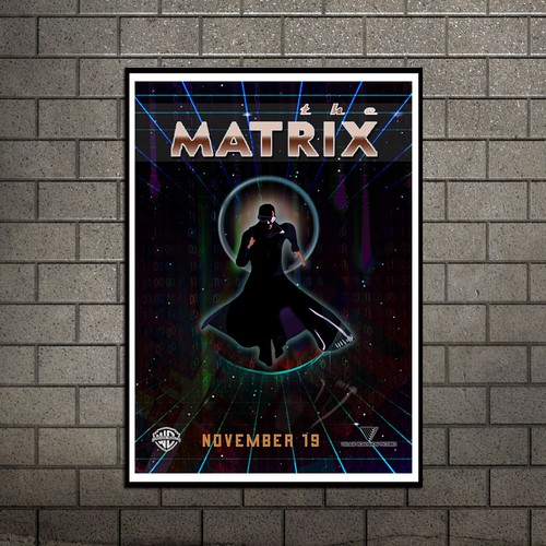 Create your own ‘80s-inspired movie poster! Diseño de Titah
