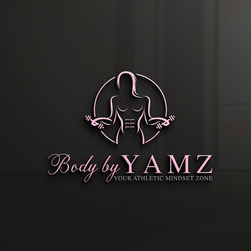 new gym women's trainer. I want my logo to be girly Design by TheThreeMedia