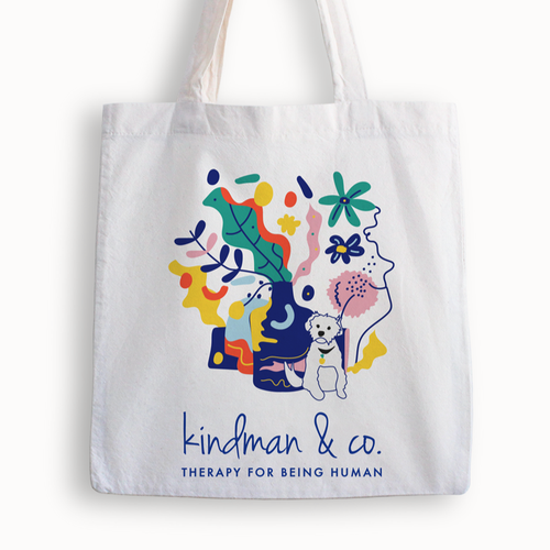 We need a hip, playful design for merch for our therapy practice Design by Nicolás Duque